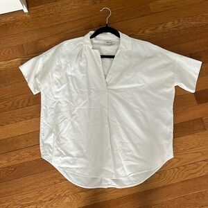 Madewell white blouse